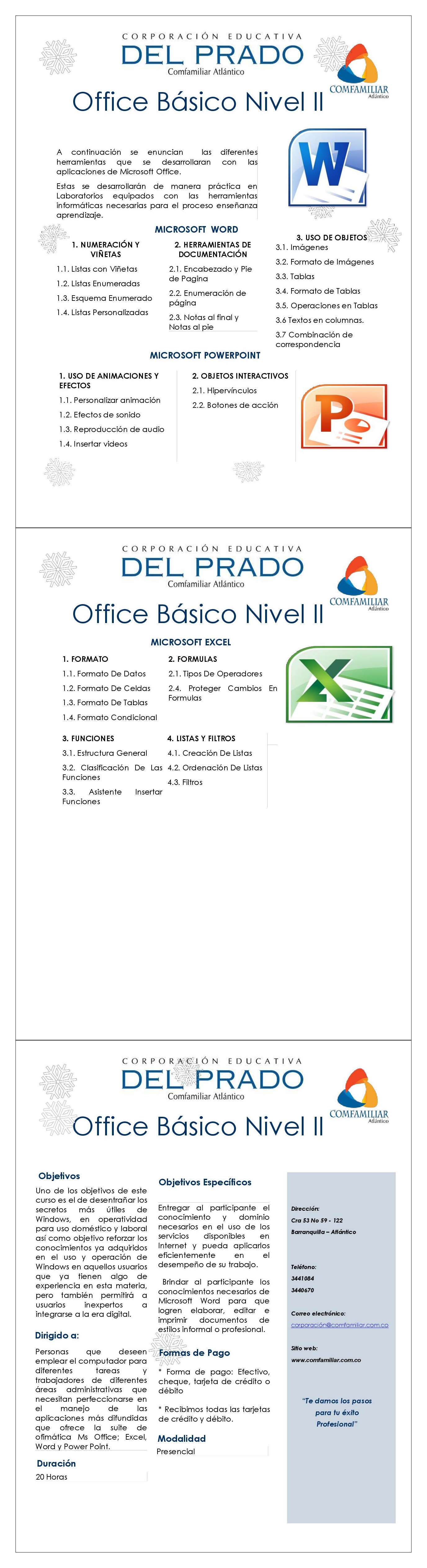Temario Office Nivel 2